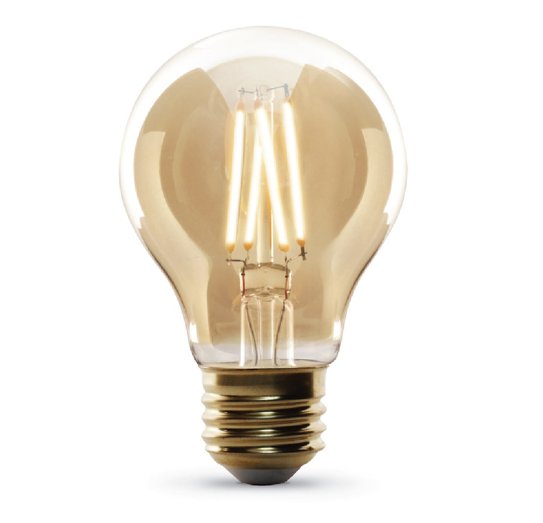 Feit Electric AT19/VG/LED Original Vintage LED Bulb, Clear, 4 W