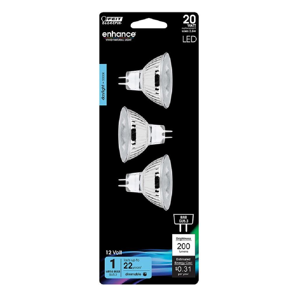 Feit Electric BPBAB/950CA/3 Enhance Dimmable LED Bulb, Daylight, 2.6 W