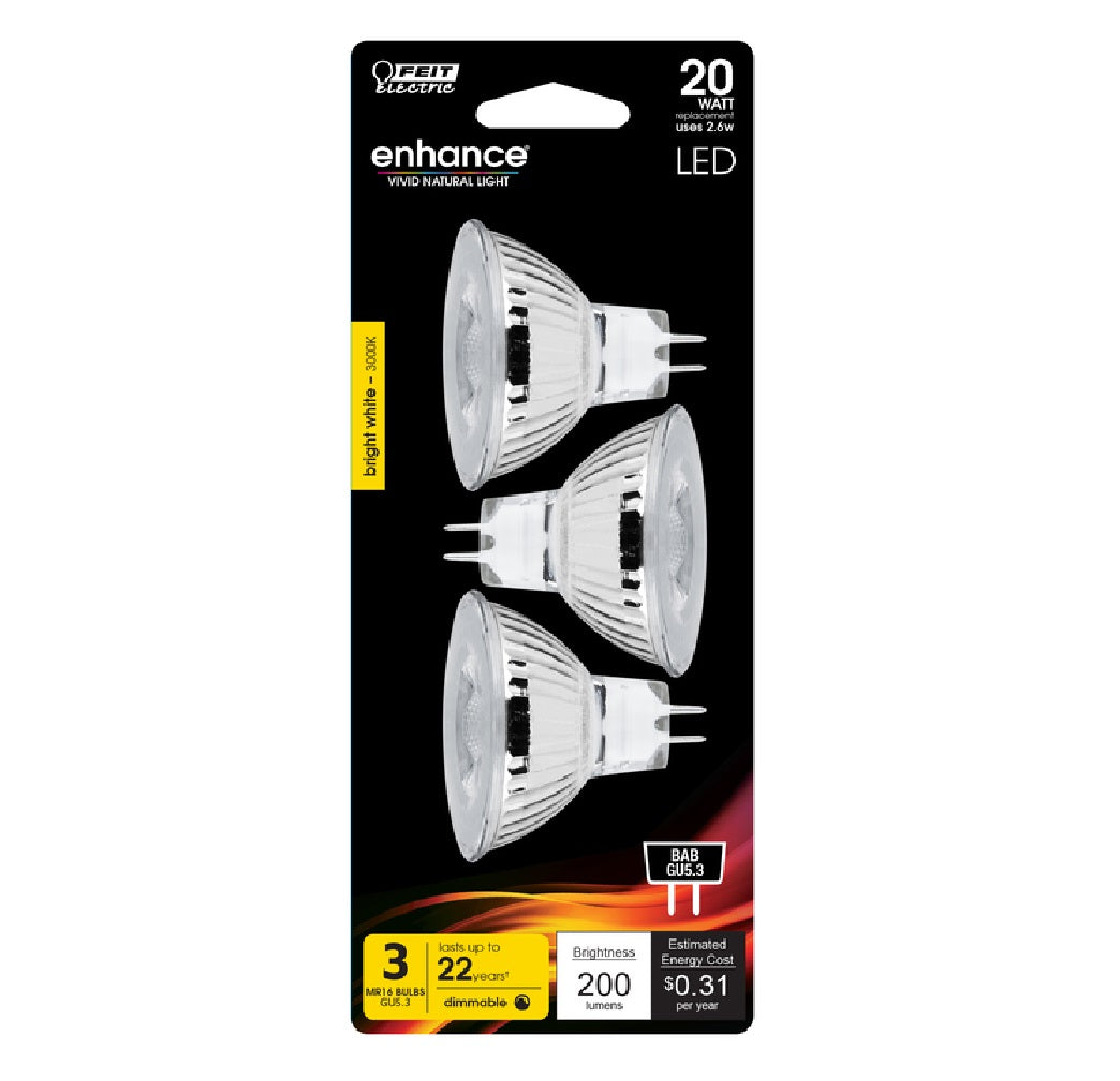 Feit Electric BPBAB/930CA/3 Enhance Dimmable LED Bulb, 2.6 W