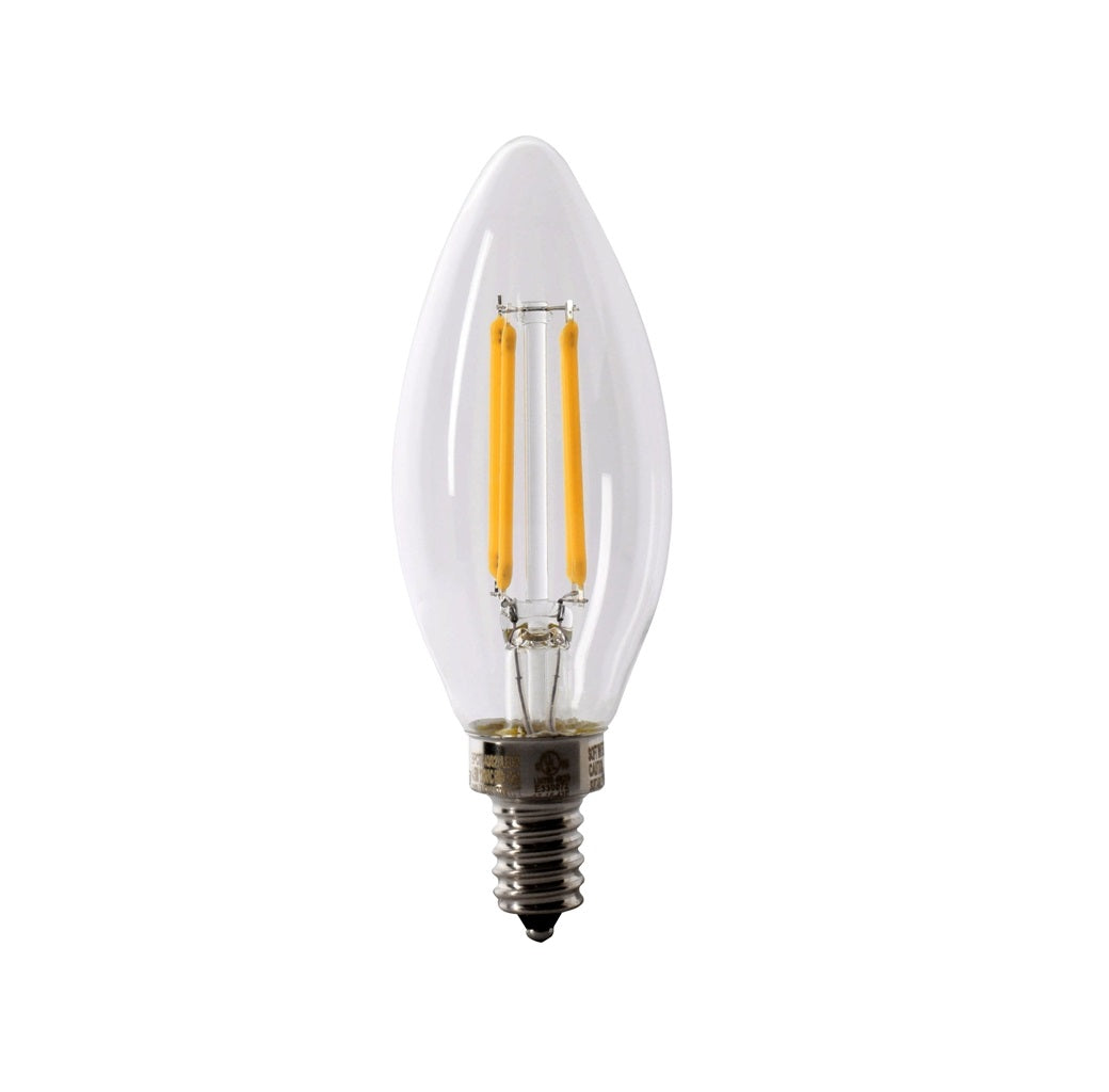 Feit Electric BPCTC40/927CA/FIL Candelabra E12 LED Bulb, Soft White