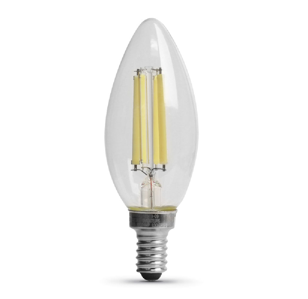 Feit Electric BPCTC75/850LED2 Blunt Tip E12 LED Bulb, Daylight