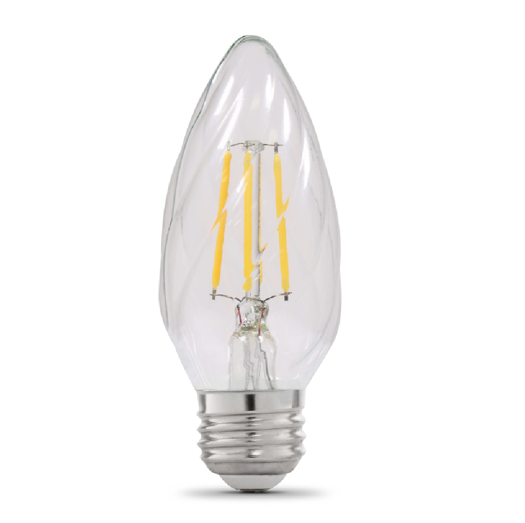 Feit Electric BPF1560827FILED Dimmable F15 Filament LED Bulb, 6 W