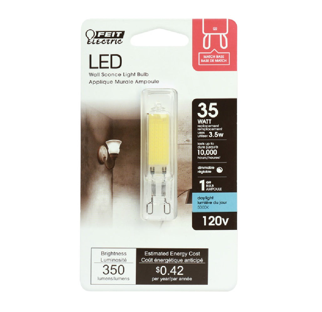 Feit Electric BP35G9/850/LED Specialty G9 LED Bulb, 3.5 Watts