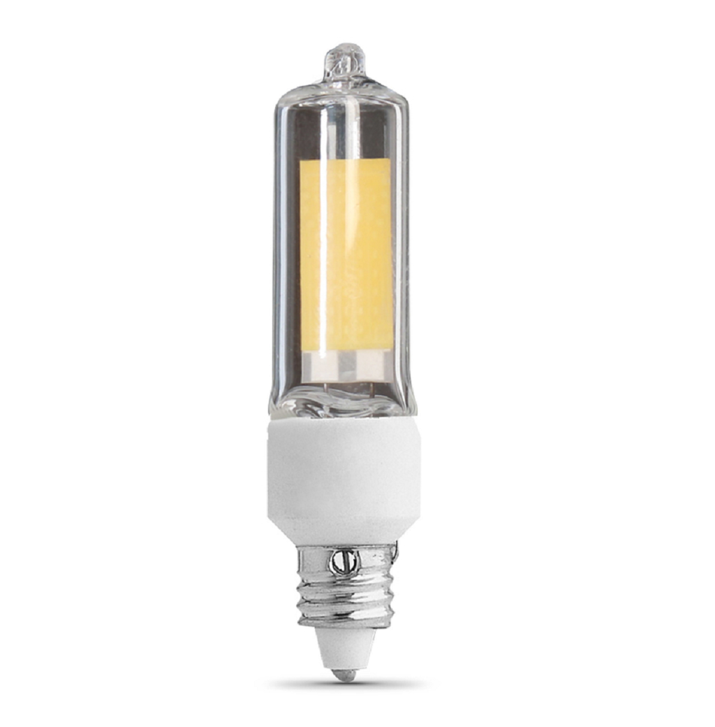 Feit Electric BP50MC/830/LED Dimmable Mini Candelabra LED Bulb, 1 W