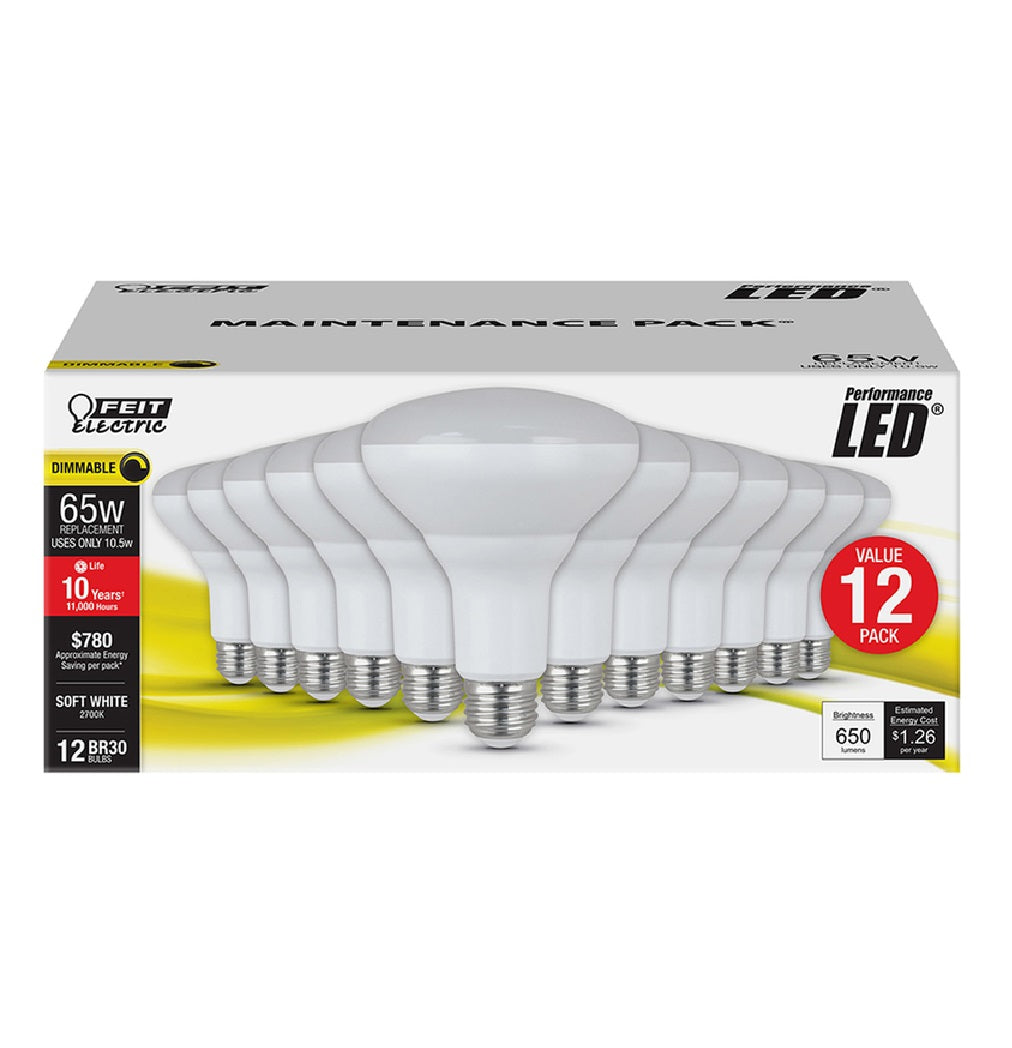 Feit Electric BR30D10KLEDMP12 Track & Recessed LED Light Bulb, 10.5 W