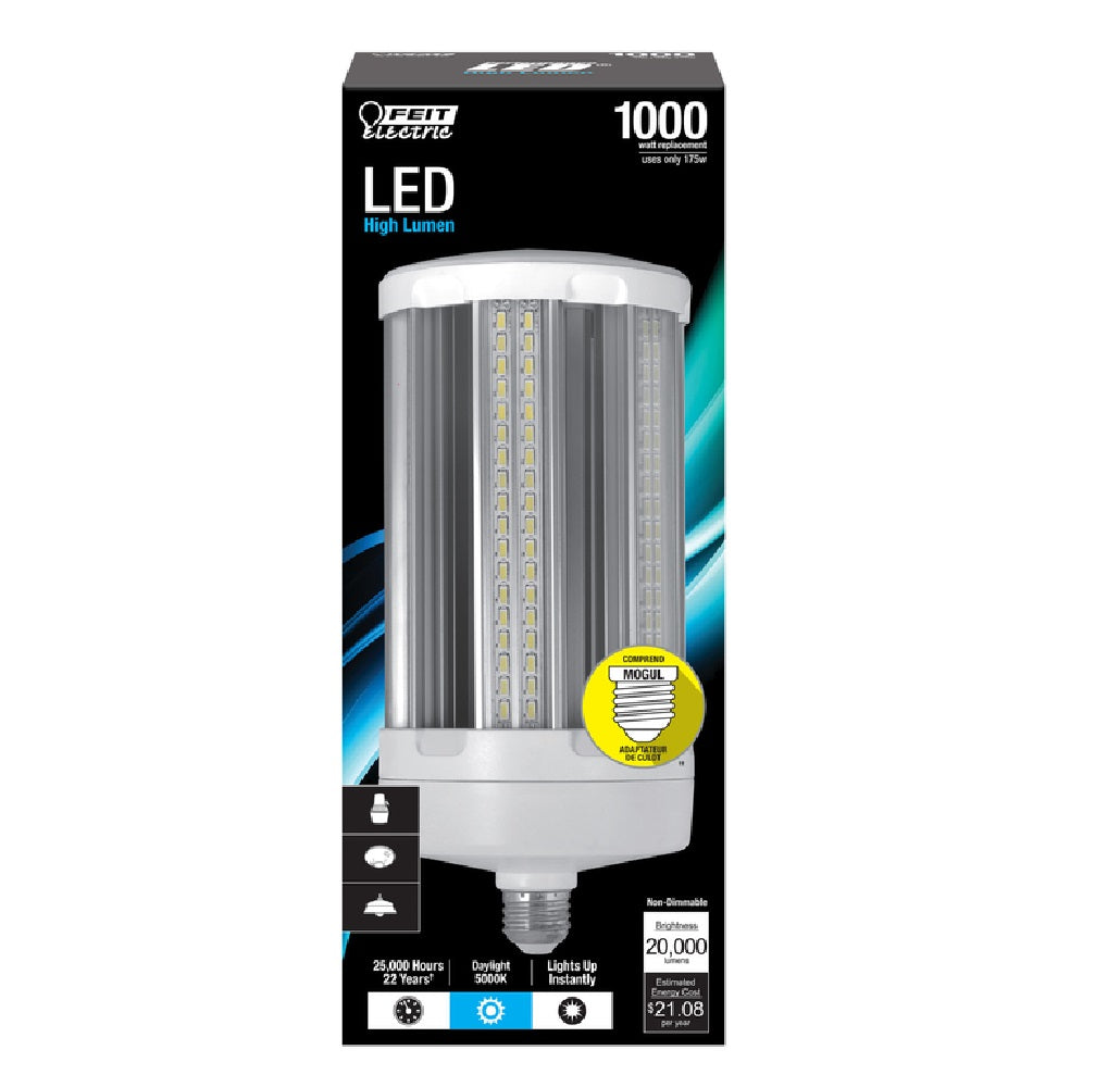 Feit Electric C20000/5K/LED Cylinder E26 LED Bulb, Natural Light