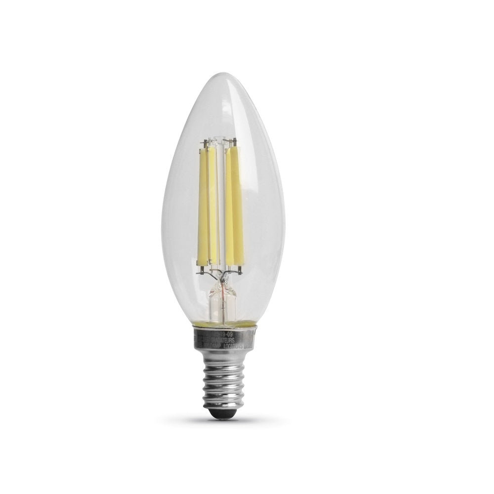 Feit Electric CTC100950CAFIL2 Blunt Tip Filament LED Bulb, 10 Watts, 120 Volt