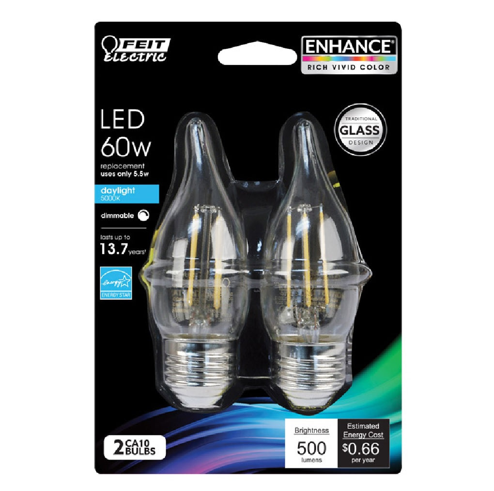 Feit Electric EFC60950CAFL2RP Enhance Dimmable Decorative LED Bulb
