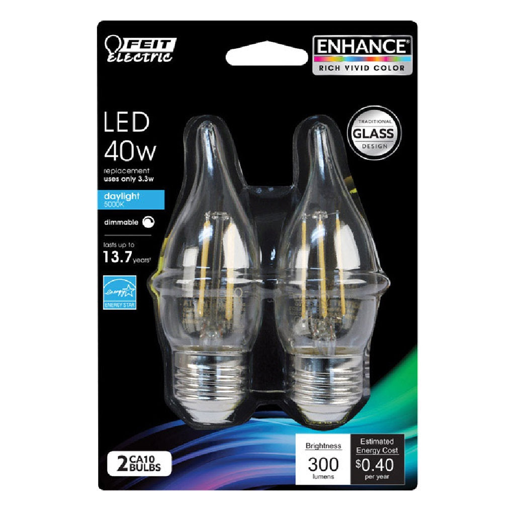 Feit Electric EFC40950CAFL2RP Enhance Dimmable Decorative LED Bulb