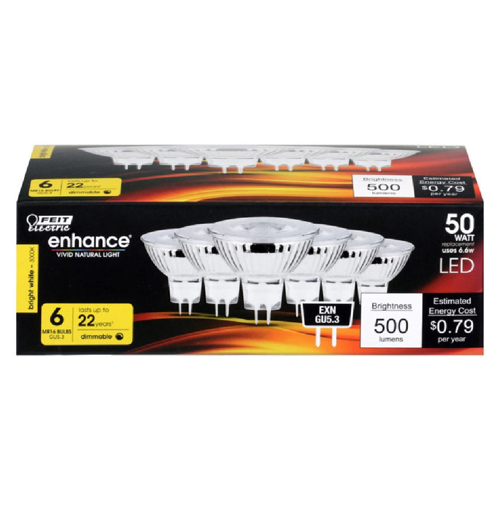 Feit Electric EXN/930CA/6 Enhance Dimmable LED Bulb, Bright White, 6.6 W