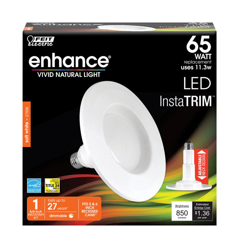 Feit Electric LEDR56/927CAMED Enhance InstaTrim PAR30 LED Bulb, 850 lumens