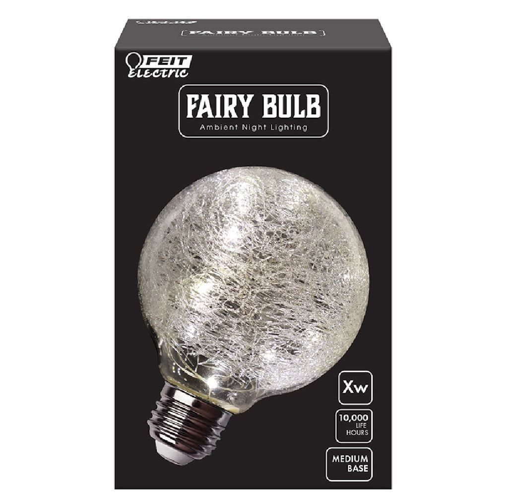 Feit Electric FYG25/SW/CRLED Fairy Non-Dimmable G25 LED Bulb, 3 W
