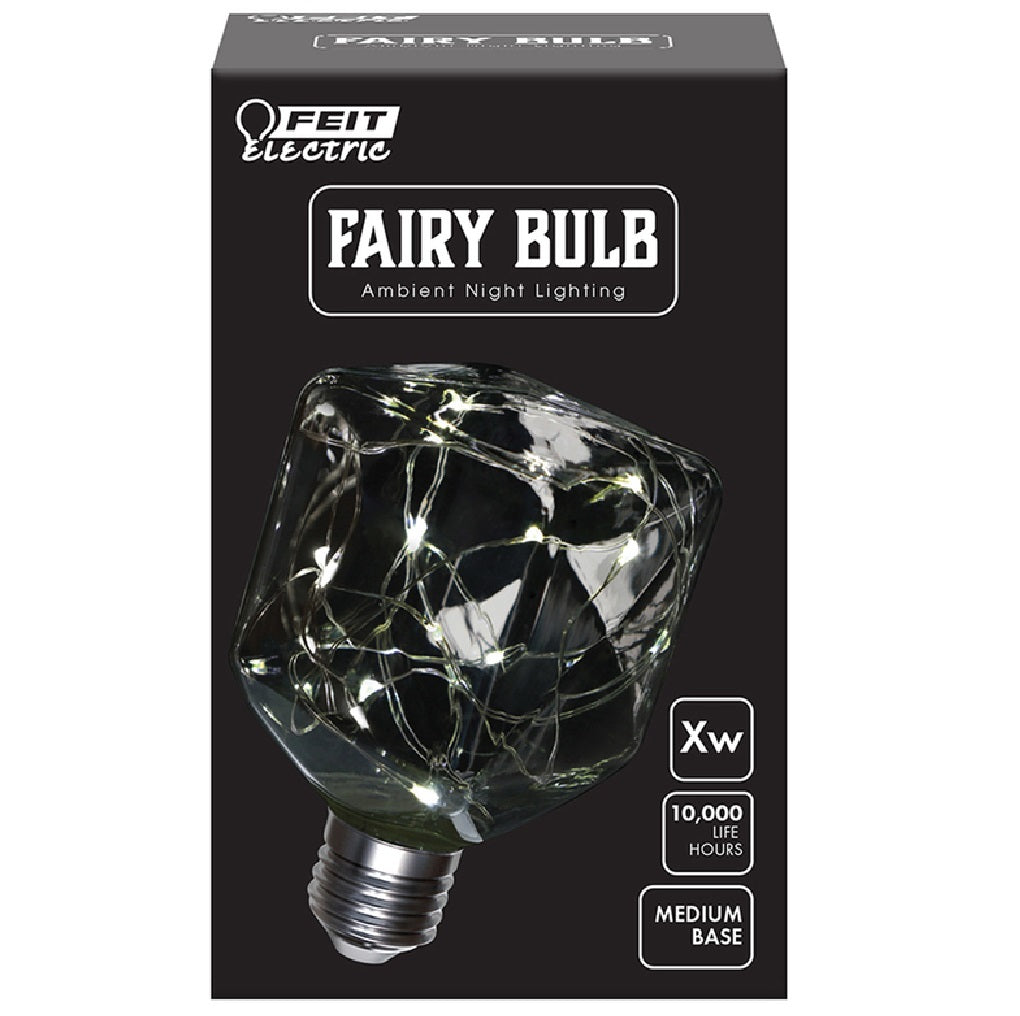 Feit Electric FY/SQ/SW/LED Fairy Non-Dimmable Square LED Bulb, 3 W