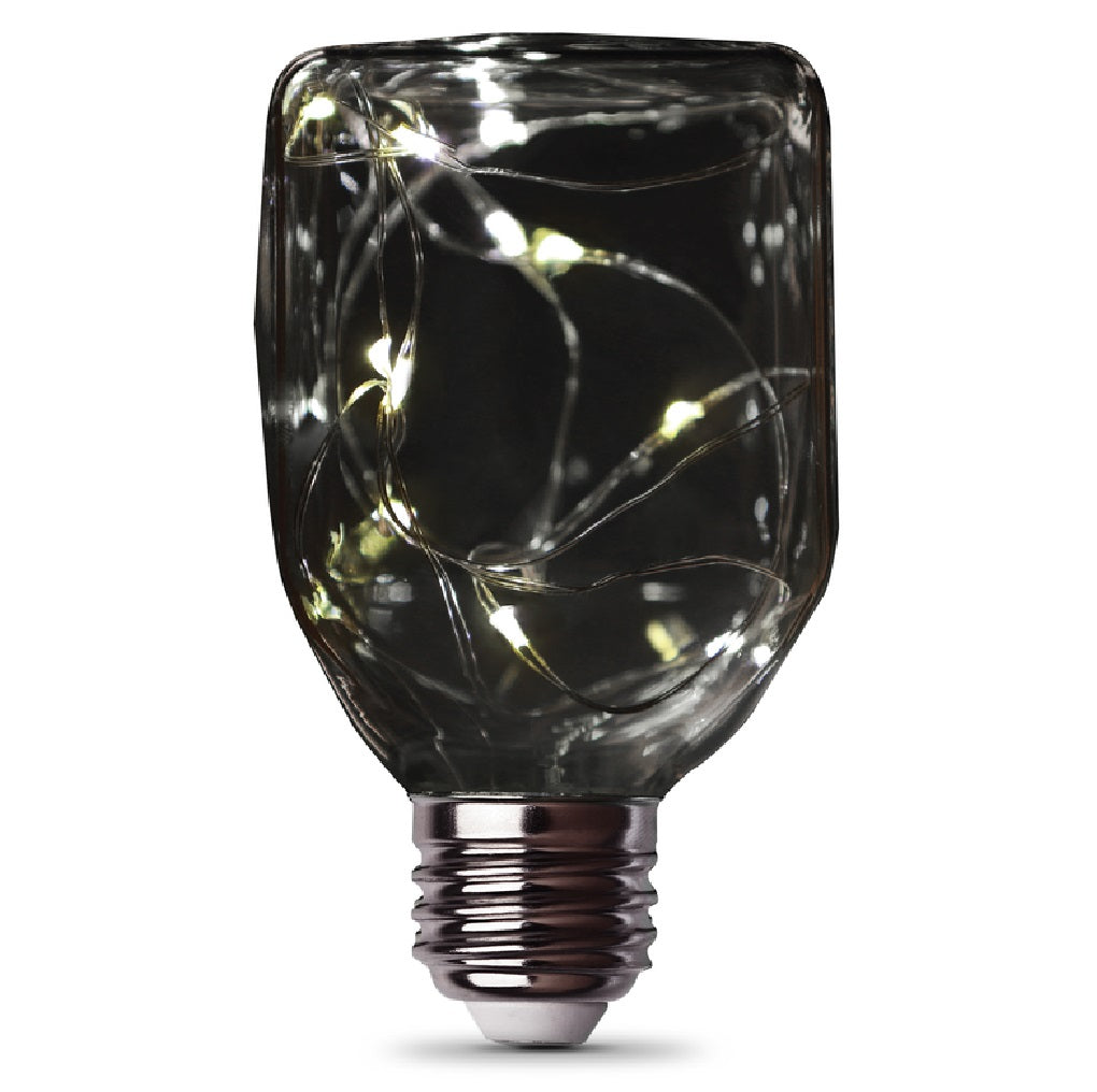 Feit Electric FY/SQ/SW/LED Fairy Non-Dimmable Square LED Bulb, 3 W