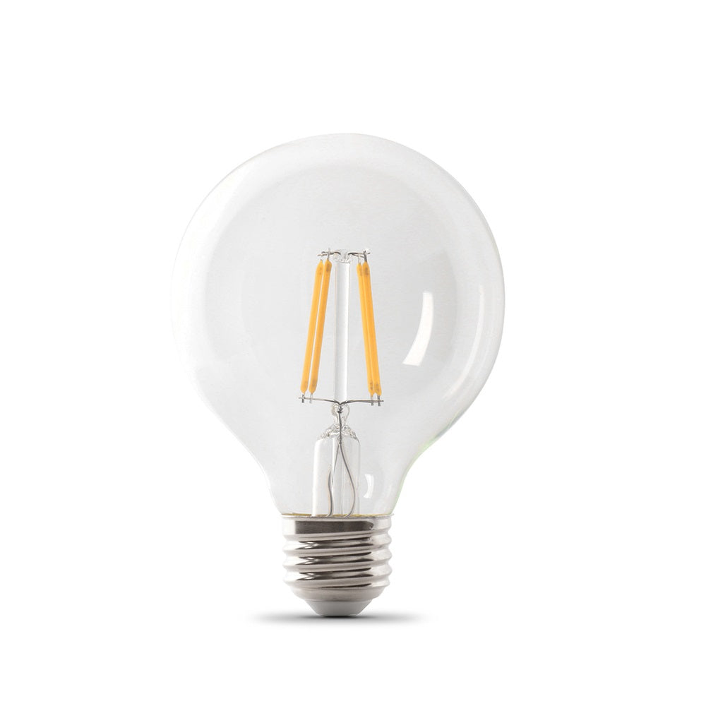 Feit Electric G25100927CAFIL3 Filament LED Bulb, 12 Watts, 120 Volt