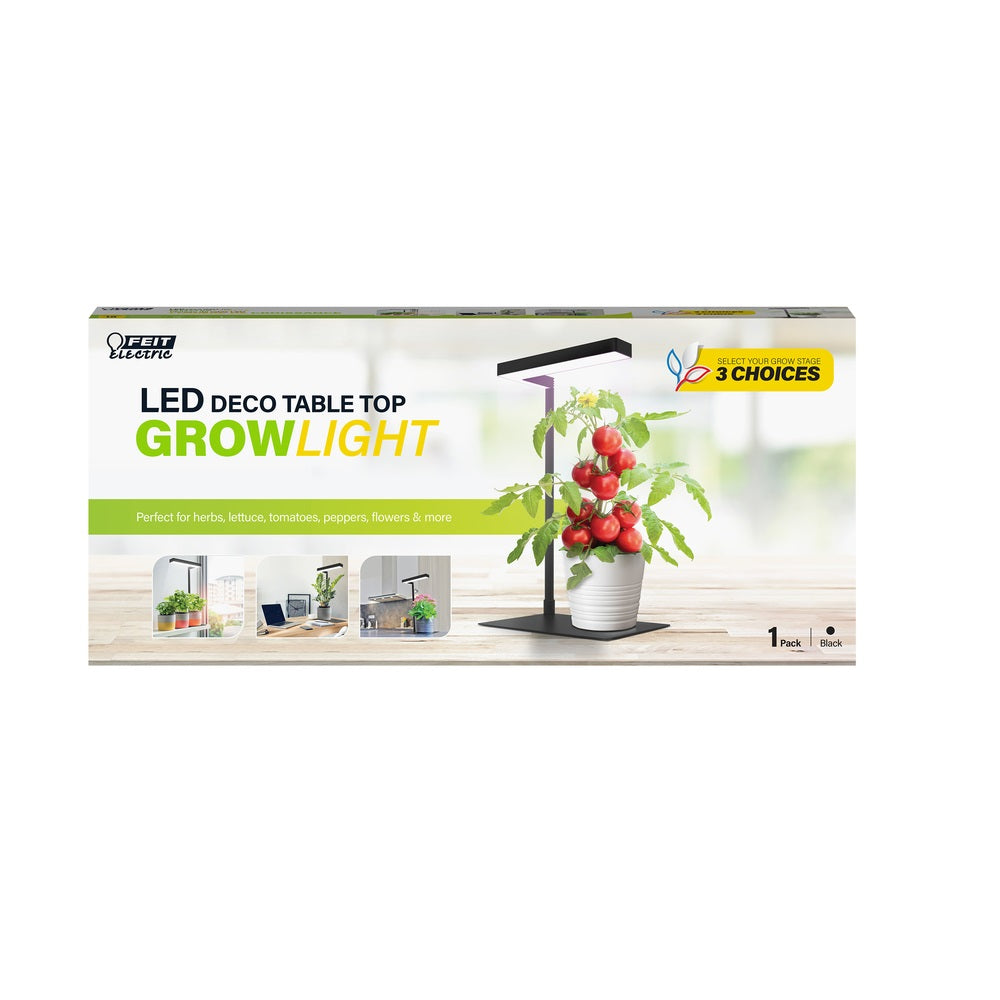 Feit Electric GLP17BTABLE14LD Grow Light & Stand, 14 Watts