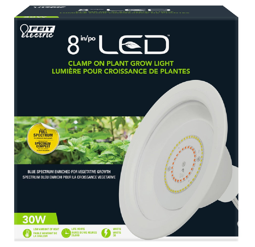 Feit Electric GLP8FSCLMP32WLD Clamp LED Grow Kit, 8"