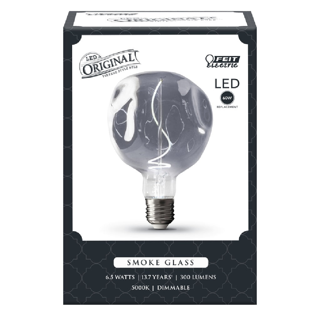 Feit Electric LUNA/7/SMK/FIL Original Vintage Round Filament LED Bulb