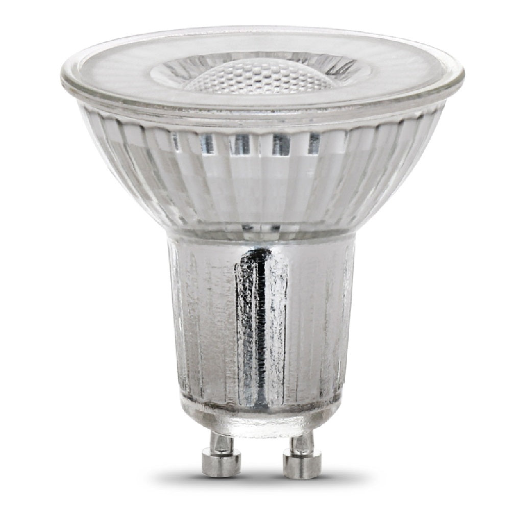 Feit Electric MR16GU105009306 Enhance Dimmable LED Bulb, Clear, 6 W