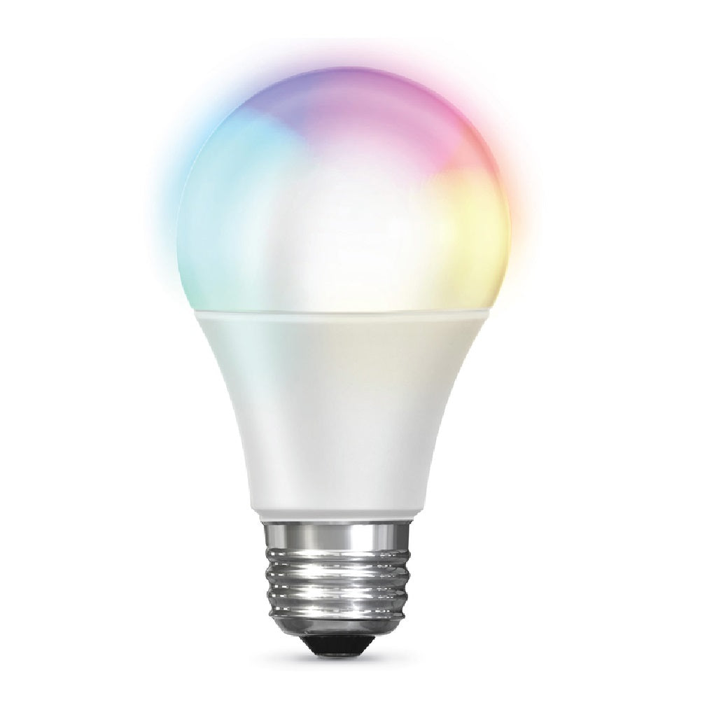 Feit Electric OM60/RGBW/CA/AG Dimmable Smart WiFi LED Bulb, 9 W