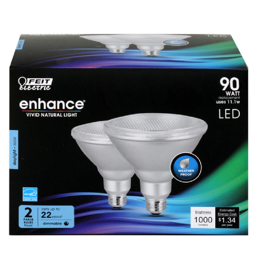 Feit Electric PAR38DM/950CA/2 Enhance Dimmable LED Bulb, 11.1 W