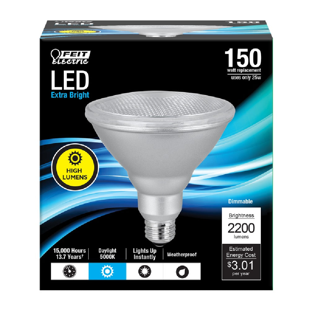 Feit Electric PAR38DM22005KLD PAR 38 LED Bulb, Frosted, 25 Watts