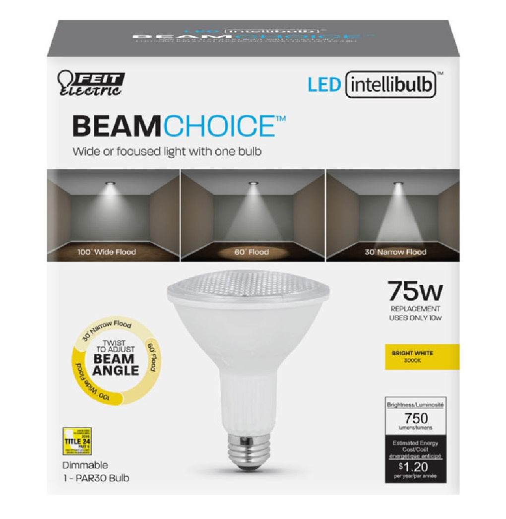 Feit Electric PAR30L/ADJ930CA Intellibulb BeamChoice Dimmable LED Bulb