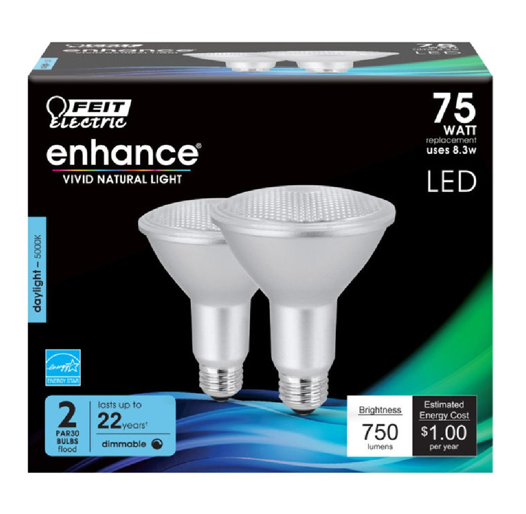 Feit Electric PAR30LDM/950CA2 Enhance Dimmable LED Bulb, 8.3 W