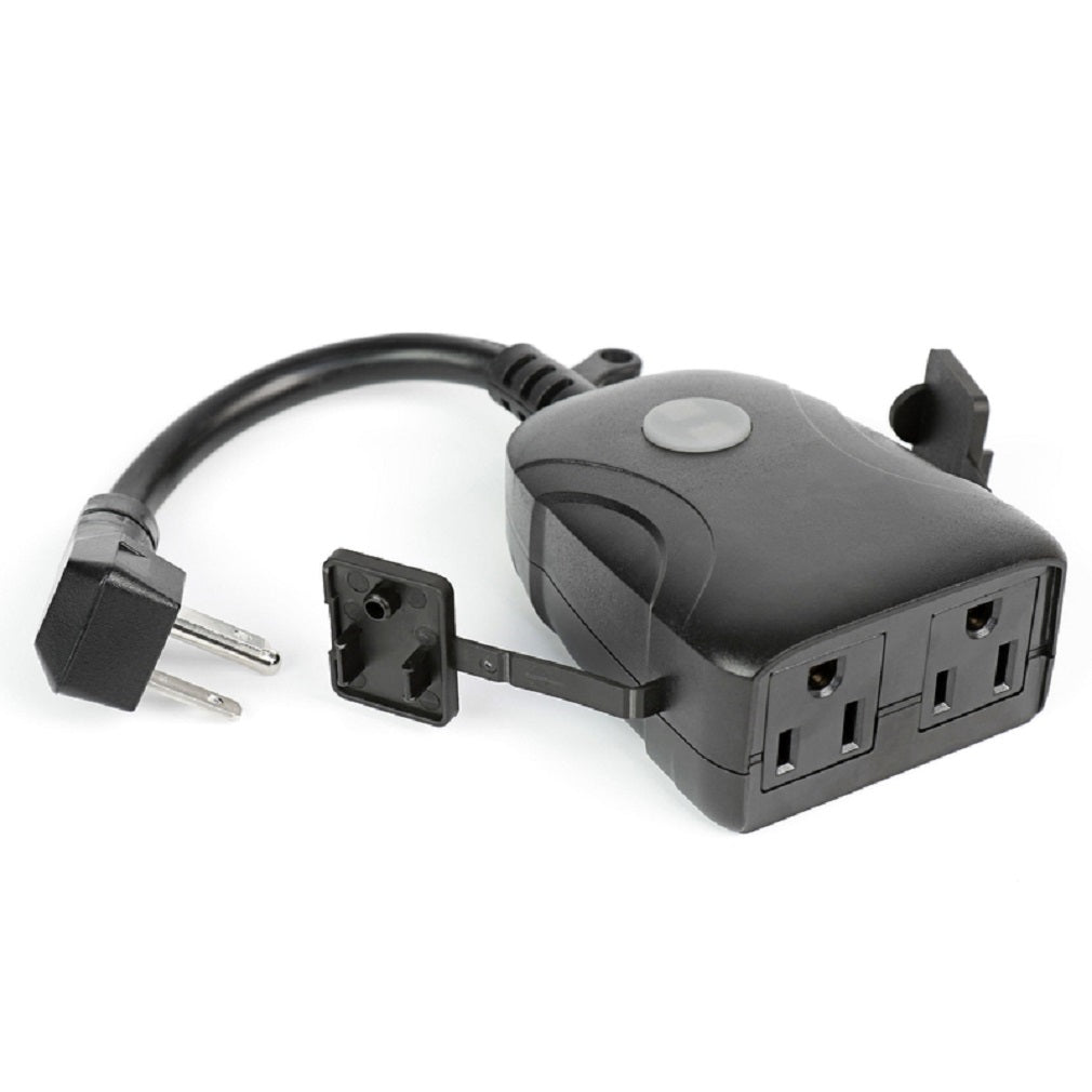 Feit Electric PLUG/WIFI/WP Smart Plug, PVC, Black