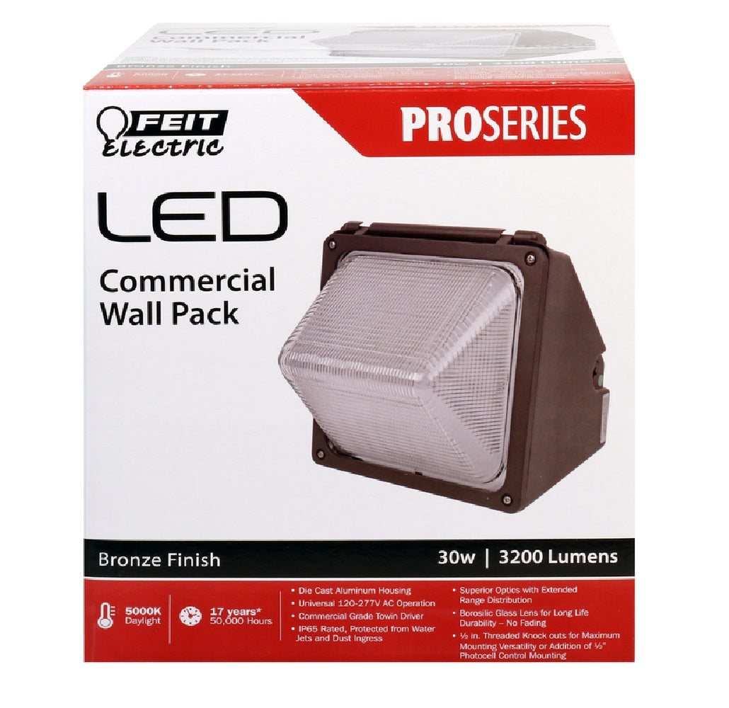 Feit Electric S8.5CWPKK850BZ Wall Pack, 30 Watts