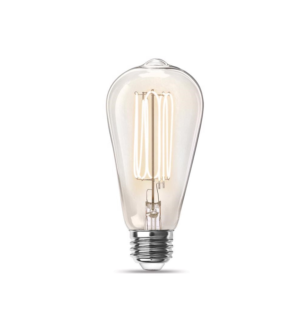 Feit Electric ST1940927CATFL2 ST19 Filament LED Bulb, Soft White, 3.8 Watts