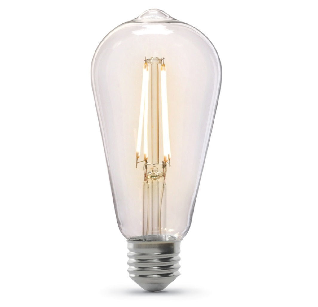 Feit Electric ST19/CL/VG/LED Original Vintage Dimmable LED Bulb, 5.5 W