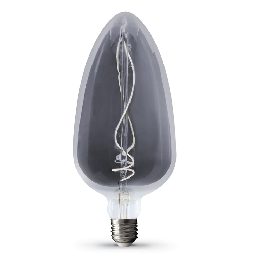Feit Electric TD/7/SMK/FIL Original Vintage Tear Drop Filament LED Bulb