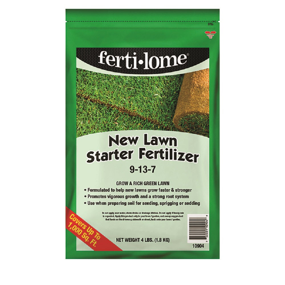 Ferti-Lome 10904 New Lawn Starter Fertilizer, 4 lb. 1000 sq. ft.