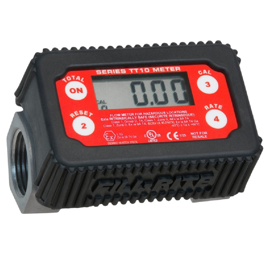 Fill-Rite TT10AN In-line Digital Turbine Meter For Fuels, 1"