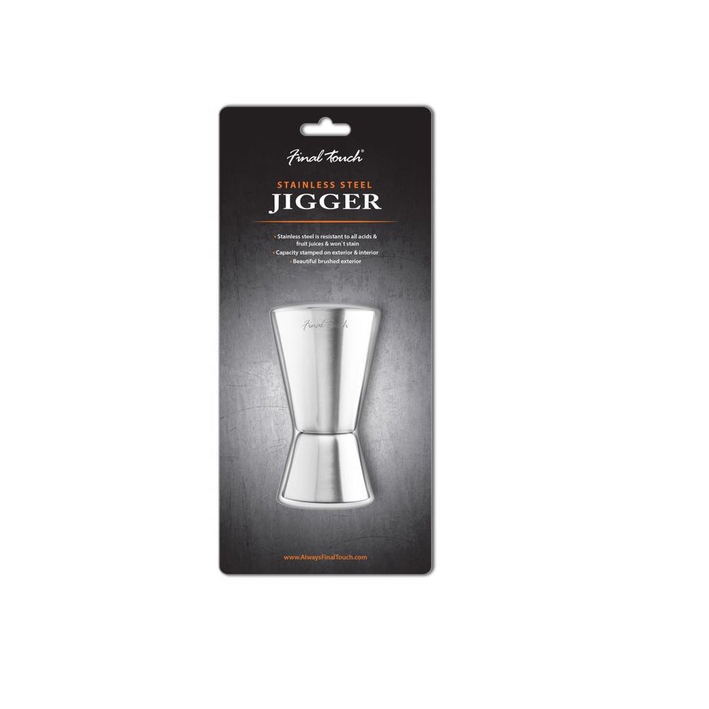 Final Touch FTA7030 Jigger, Silver, Stainless Steel