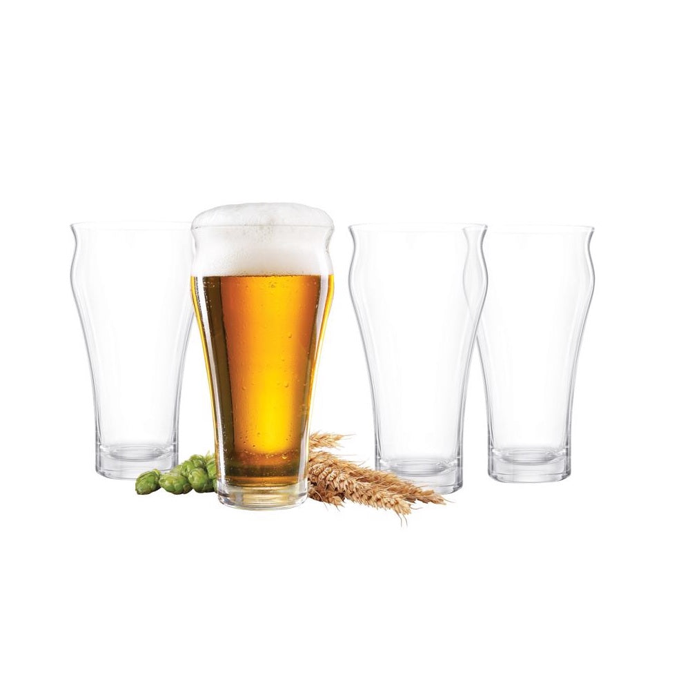 Final Touch GG502804 Beer Glass Gift Set, 17 Oz Capacity