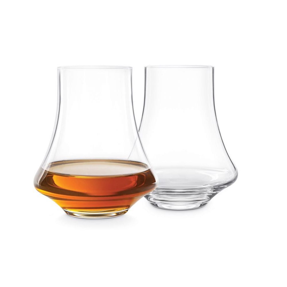 Final Touch LFG4142 Revolve Whiskey Glasses, 6.5 Oz Capacity