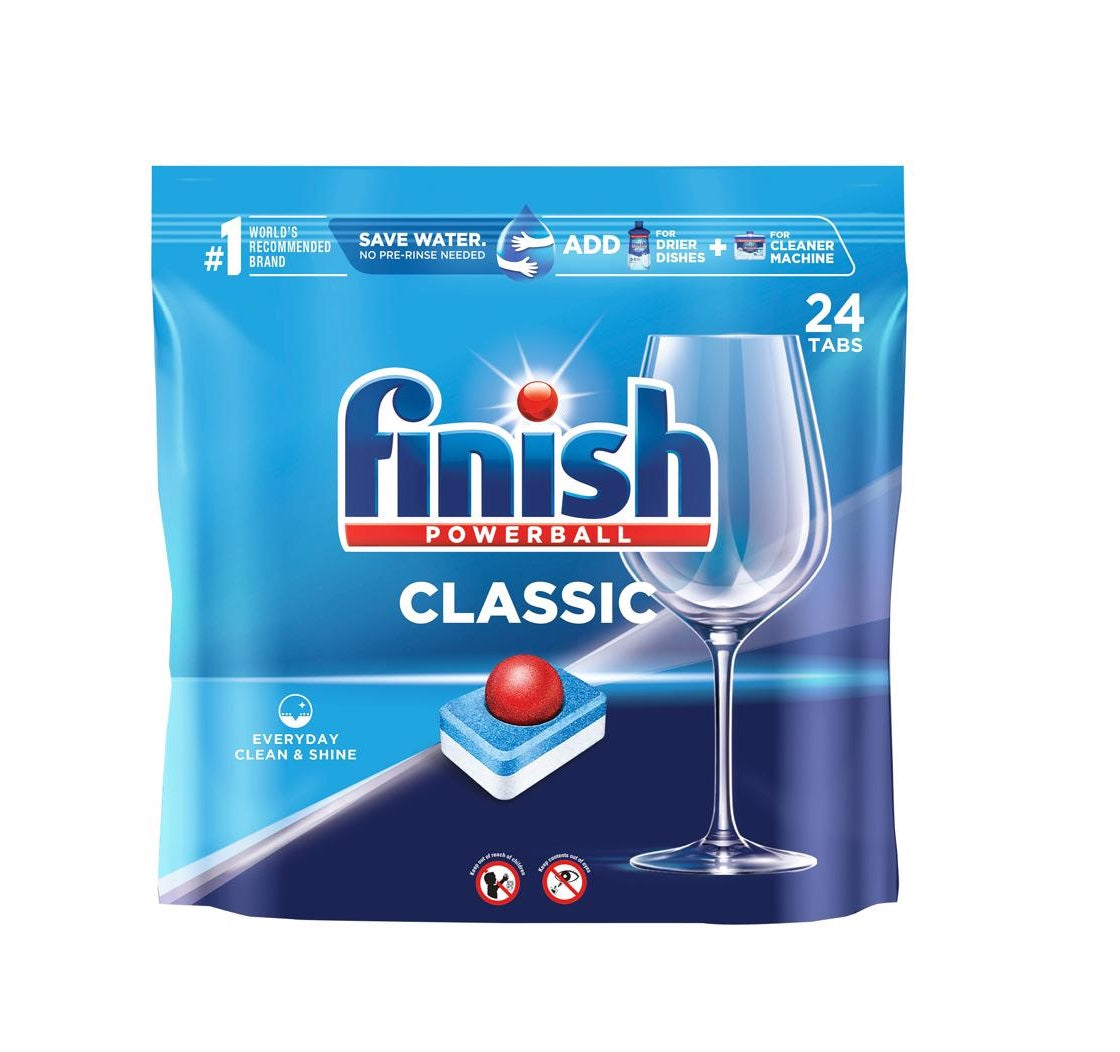 Finish 5170020638 Classic Dishwasher Detergent, 24 Count