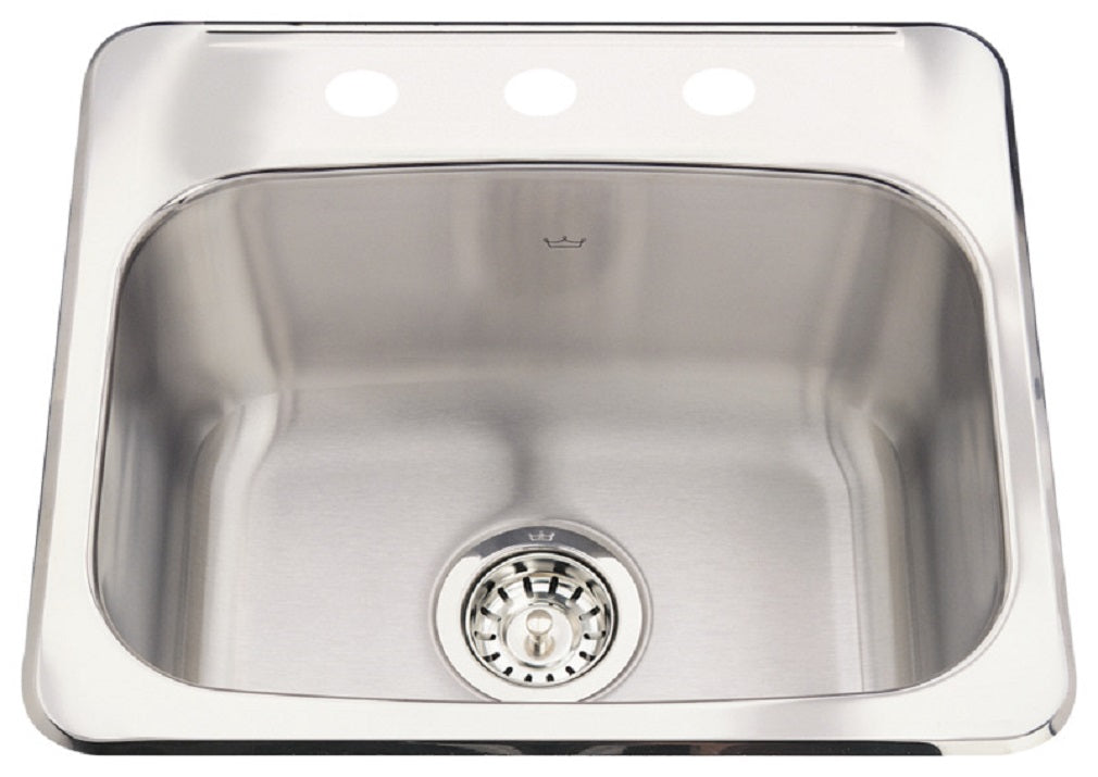 Fiskars QSL1719-8-3N Kindred Bar/Prep Sink, 18-8 Stainless Steel