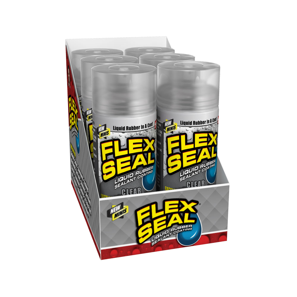Flex Seal FSCLRMINI Mini Clear Rubber Spray Sealant, 2 oz