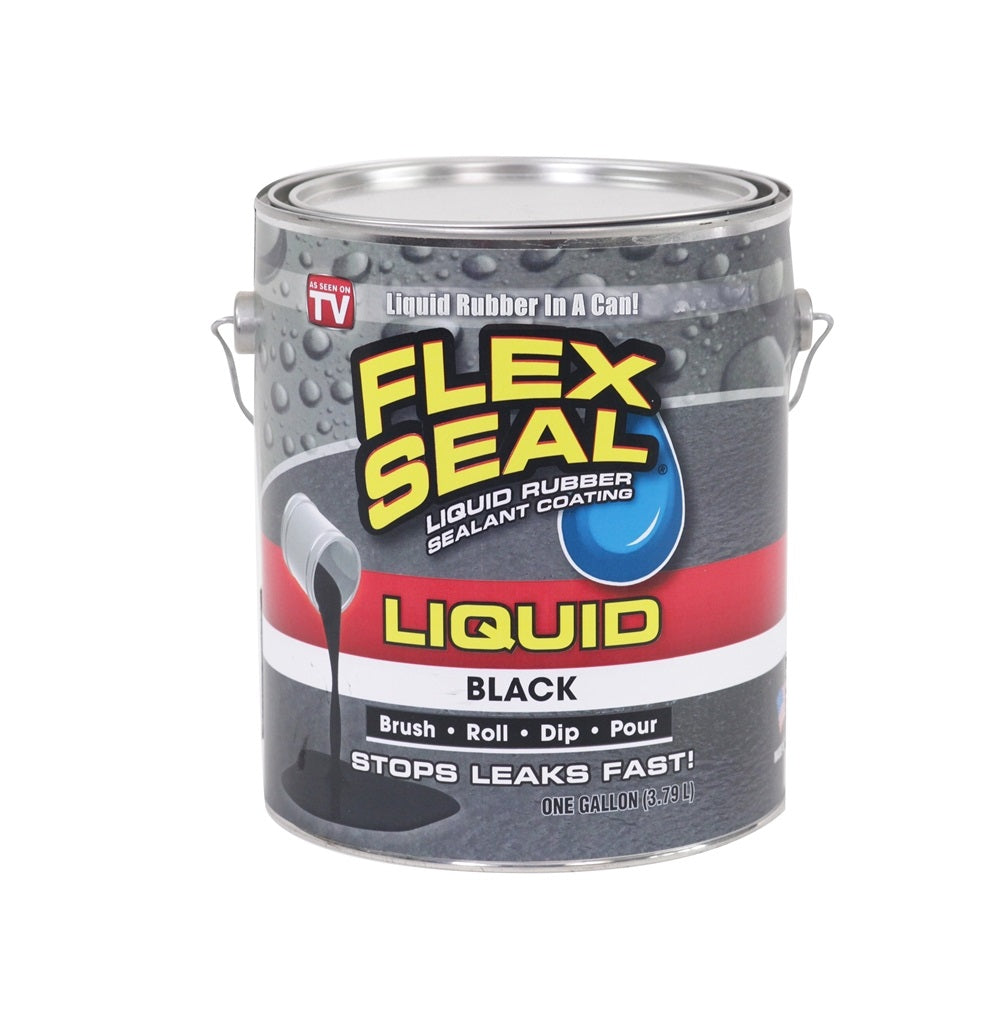 Flex Seal US855BLK01-2 Liquid Rubber Sealant Coating, Black, 1 Gallon