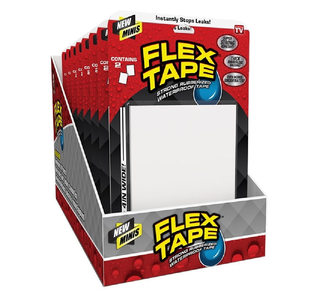 Flex Tape TFSWHTMINI Mini Repair Tape, White