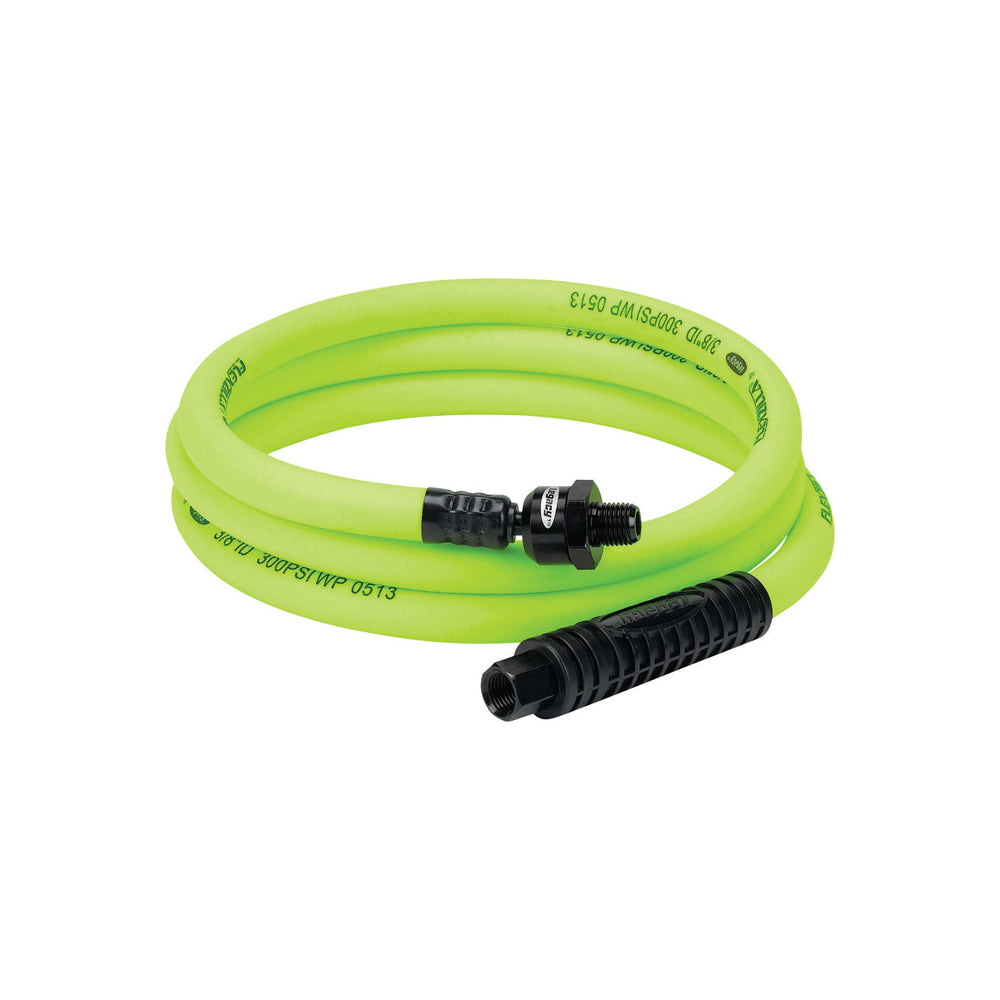 Flexzilla HFZ3806YW2B Hybrid Polymer Air Hose, Green, 300 PSI