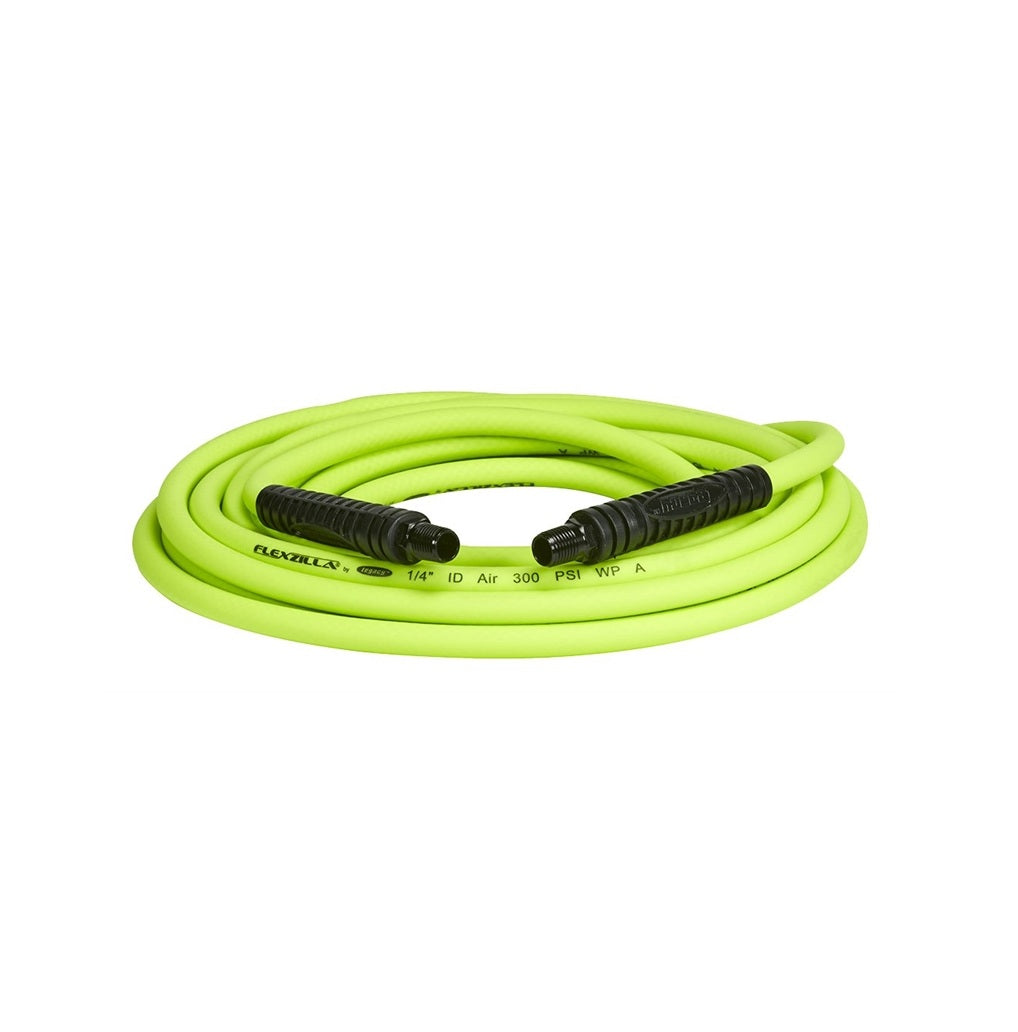 Flexzilla HFZ1425YW2-N/CA Flexible Air Hose, Hybrid Polymer, 25' L