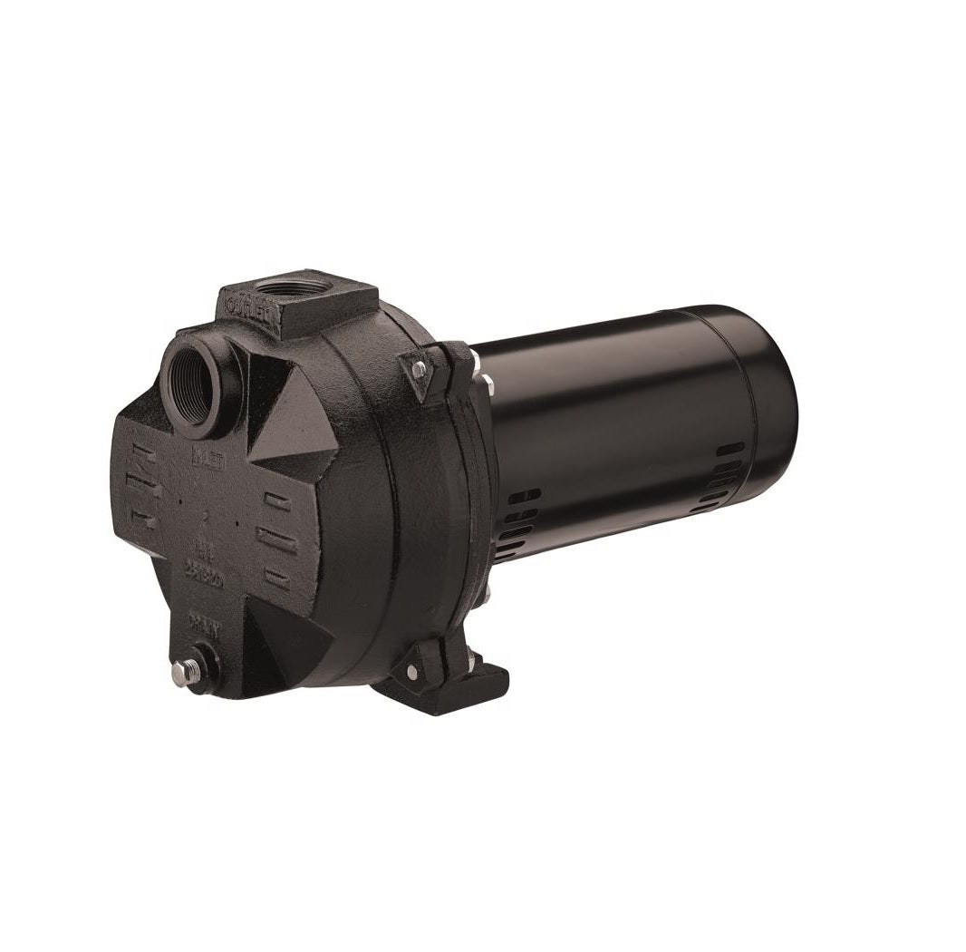 Flotec FP5272 Sprinkler Well Pump, Cast Iron, 1-1/2 HP