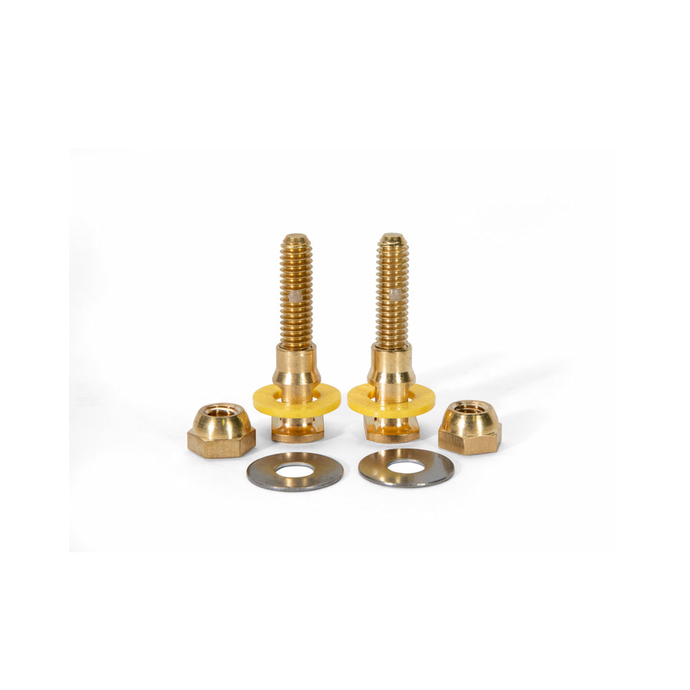 Fluidmaster 7110A-001-P10 SetFast Toilet Bolts Set, Brass