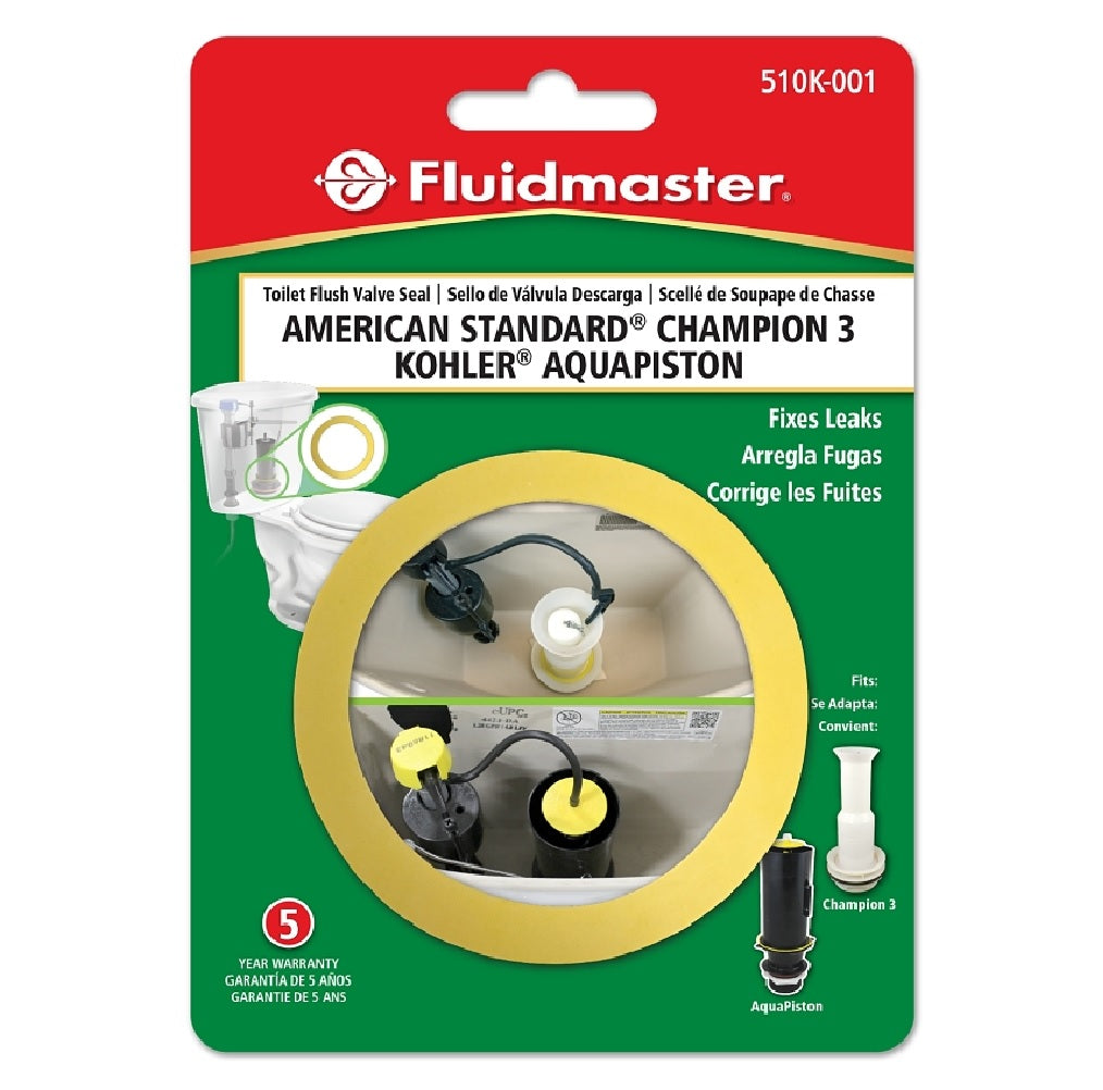 Fluidmaster 510K-001-P10 Toilet Flush Valve Seal, Silicone