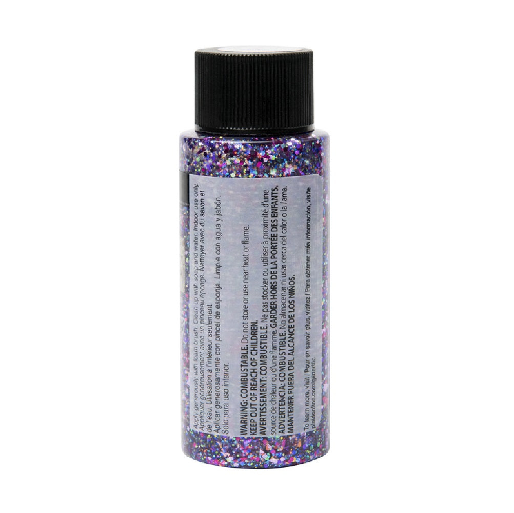 Folkart 5931 Glitterific Acrylic Hobby Paint, Princess, 2 Oz