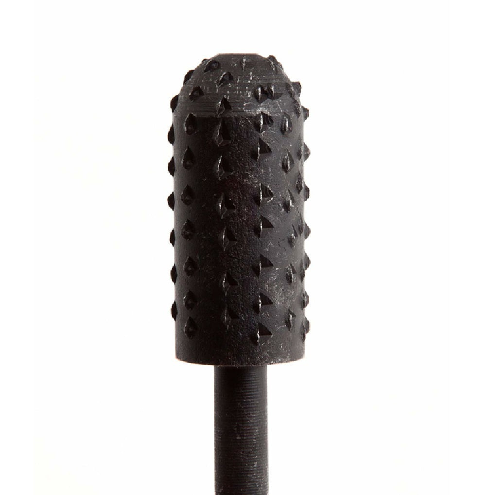 Forney 60066 Cylindrical with Round End Rotary Rasp, Tempered Steel
